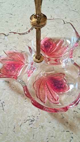 Serviertablett glas fächer - serviertablett, 3