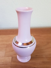 RGK Czechoslovakia kleine Vase ca. 9cm rosa/Gold