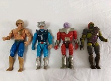 4x New Adventures of He-Man Figuren Konvolut mit teilw. Zubehör(Masters MotU)
