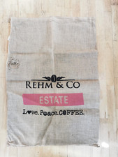 Kaffeesack Kaffeesäcke "Rehm & Co" - ESTATE - love peace coffee - neuwertig - 08