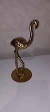 Deko Tischfigur goldene Flamingo aus Metall (5)
