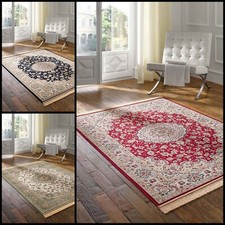 Palazzo Royal Täbriz Teppich, Seidenoptik-Wohnzimmer, Schlafzimmer, Esszimmer