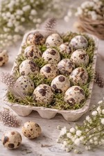 60 STK Wachteleier ausgeblasen