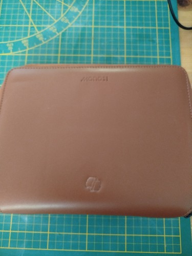 Monosi leder organizer - leder, mappe