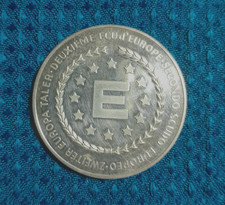 Zweiter Europa Taler 1971 Conrad Adenauer silber / unz