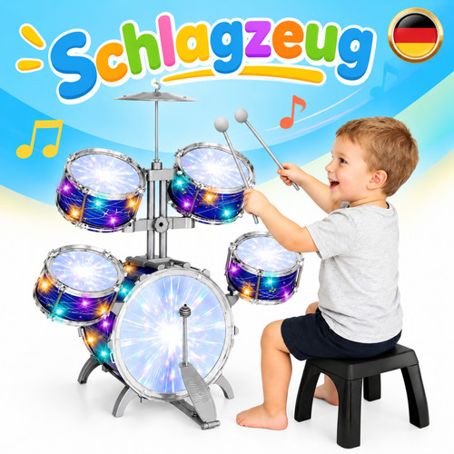 Kinder schlagzeug set galaxie - schlagzeug,