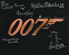 Original James Bond 007 Autogramm "Signed by ?7 " mit COA ⭐️ *FABULOUS RARE*