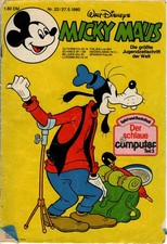 Micky Maus Heft Nr. 22 1980 Walt Disney Egmont Ehapa Verlag GmbH Vintage Retro