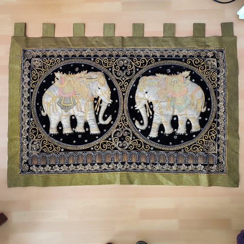 Wandteppich elefant mit - elefant,