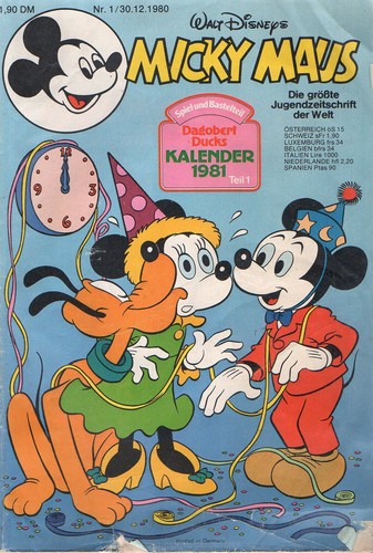 Micky maus sie wählen heft - sie, 1