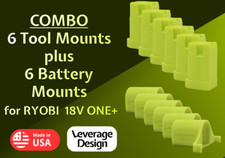 COMBO! 6+6 Pack: Ryobi 18V