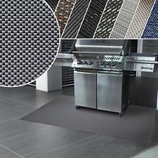 Grillmatte | Unterlage für Grill zum Schutz von Balkon und Terrasse, Bodenschutz