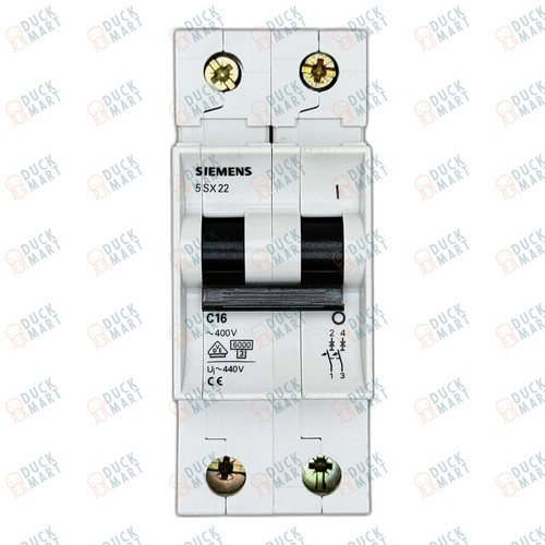 Siemens 5sx22 16a - typ, mcb