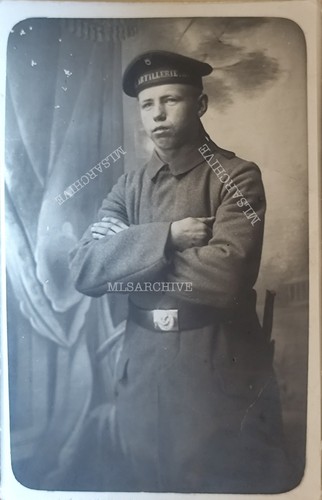 Postkarte foto artillerie - postkarte/foto,