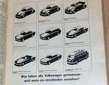 VW 1500 Typ3 54 PS- Käfer Eriba Puck GF 1963 09 Ovali Beetle Karmann Ghia 34 Bus