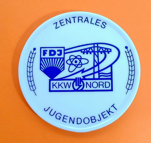 Ddr medaille plakette - ddr, fdj