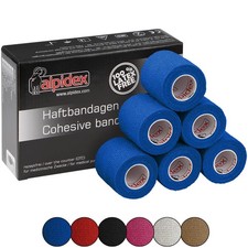 6 x Haftbandage 5cm x 4.5m Selbstklebende Fixierbinde Selbsthaftender Verband