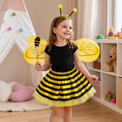 4er set bienen kostüm kinder - kostüm,