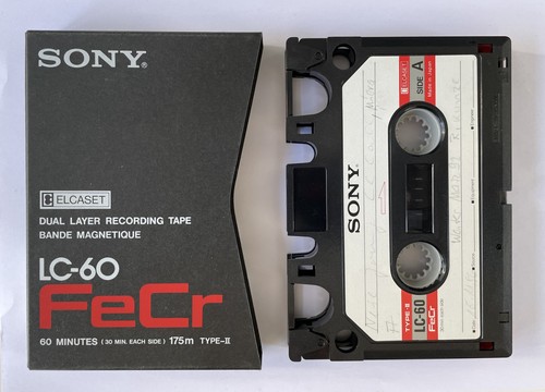 Sony elcaset fecr 60 - sony, lc-60