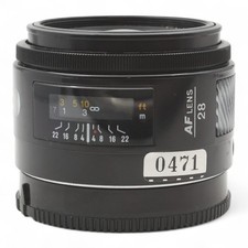 Minolta AF 28mm 28 mm Lens 1:2.8(22) 1:2.8 - Dynax Sony