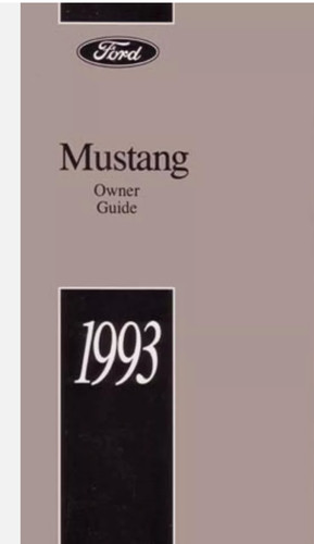 1993 ford mustang - ford,