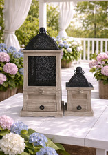 2er Set Romantische Laternen