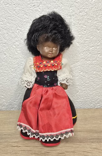 Alte kunststoff puppe - kunststoff,