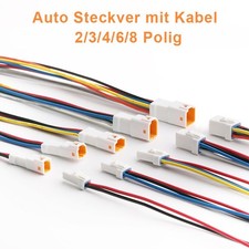 JST 2/3/4/6/8 Polig Stecker