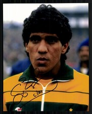 Paulo Silas Nationalspieler Brasilien Groß Foto mit COA Original Sign ## G 48105