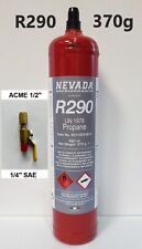 Kältemittel R290 Propan 990ml 370g Ventil optional, für Klimaanlage & Wärmepumpe