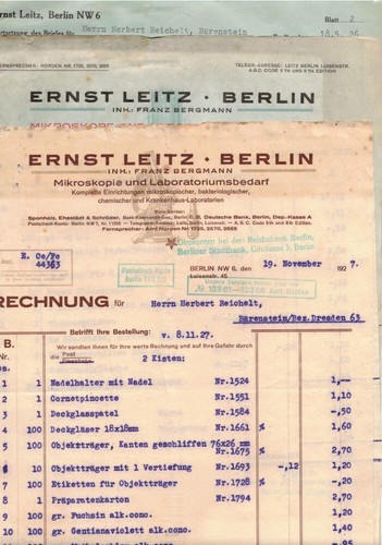 Briefkopf ernst leitz - briefkopf,