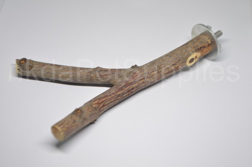 Vogelkäfig natur sitzstange - vogelkäfig,