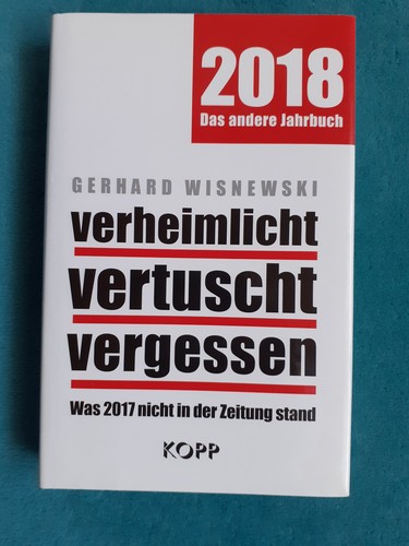 Verheimlicht vertuscht - -,