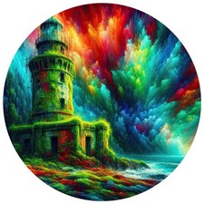 8x lighthouse 9x9 cm car