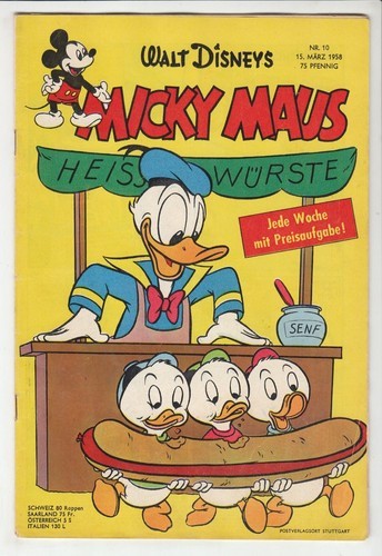 Micky maus 1958 10 - nr.,