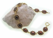 Ladies bracelet with garnet - ladies',