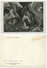 24622 - El Greco: The Agony in the Garden - Echtfoto - alte Ansichtskarte