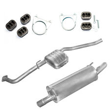 Komplette Auspuff mittel/end