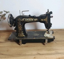 Antike ANKER Nähmaschine mit Handkurbel – ca. 1930er – funktionsfähig,...