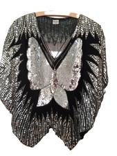 wunderschöne Pailettenbluse