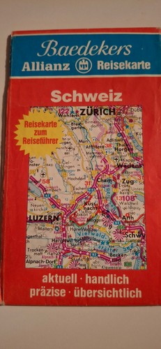 Baedekers reisekarte schweiz - baedekers,