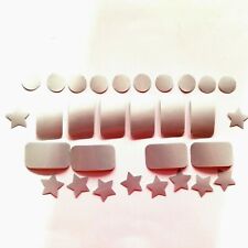 SET weiss Reflexfolie Fahrrad Fahrradhelm Helm Sicherheit Schulweg