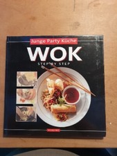 Wok Junge Party Küche. Step