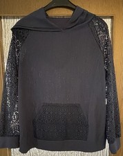 Ausgefallenes Langarm Shirt Gr.44 mit Spitze Neu ohne Etikett