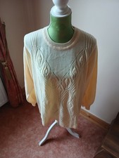 Damen Pullover XL Creme