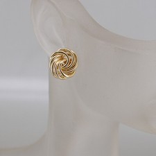 Ohrstecker in 750/18k Gelbgold ohne Besatz