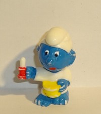 SCHLAFMÜTZE SCHLUMPF *schlierig* E. D. D. S. Schlümpfe 1983 ORIGINAL