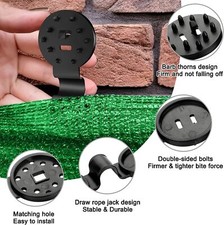 10-100 Stück Schattentuch Clip Netz Schwarz Clips Gewächshaus Outdoor Garten