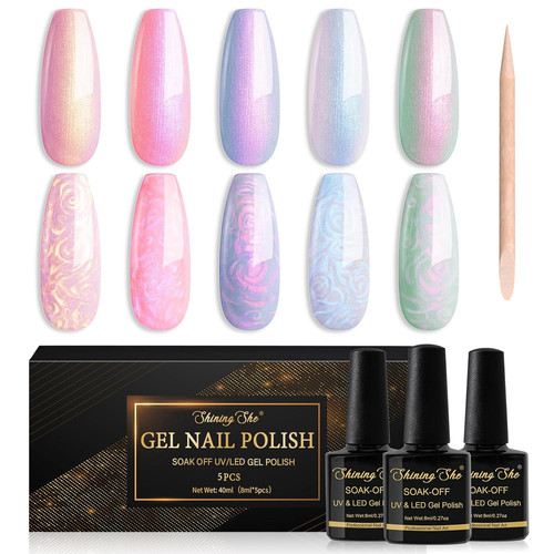 Nagellack set 8ml pearl - set,
