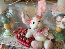 Deko Ostern Plüsch Hase